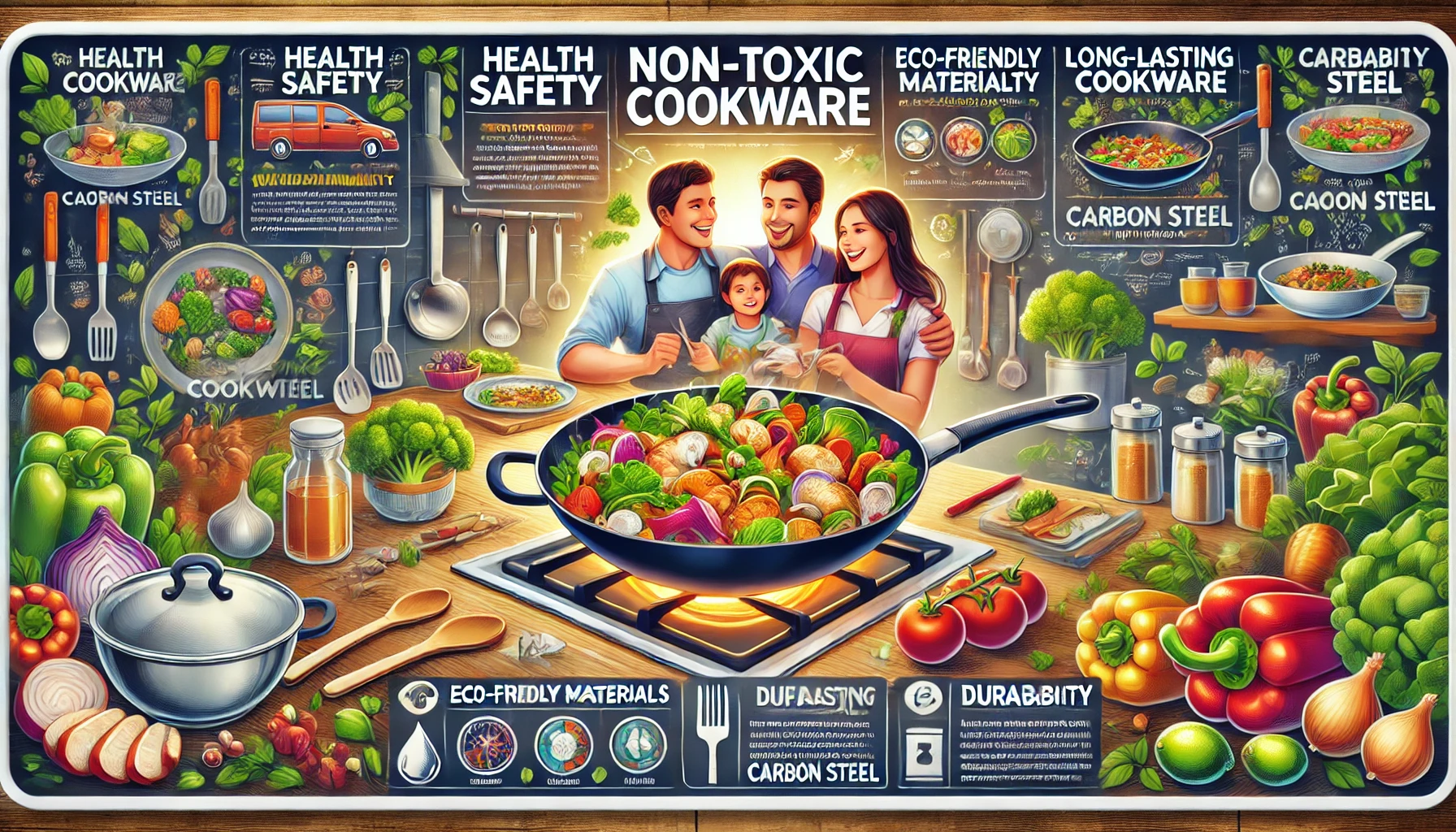 "The Benefits of Non-Toxic Woks: Health, Durability, Versatility, Flavor, and Sustainability"