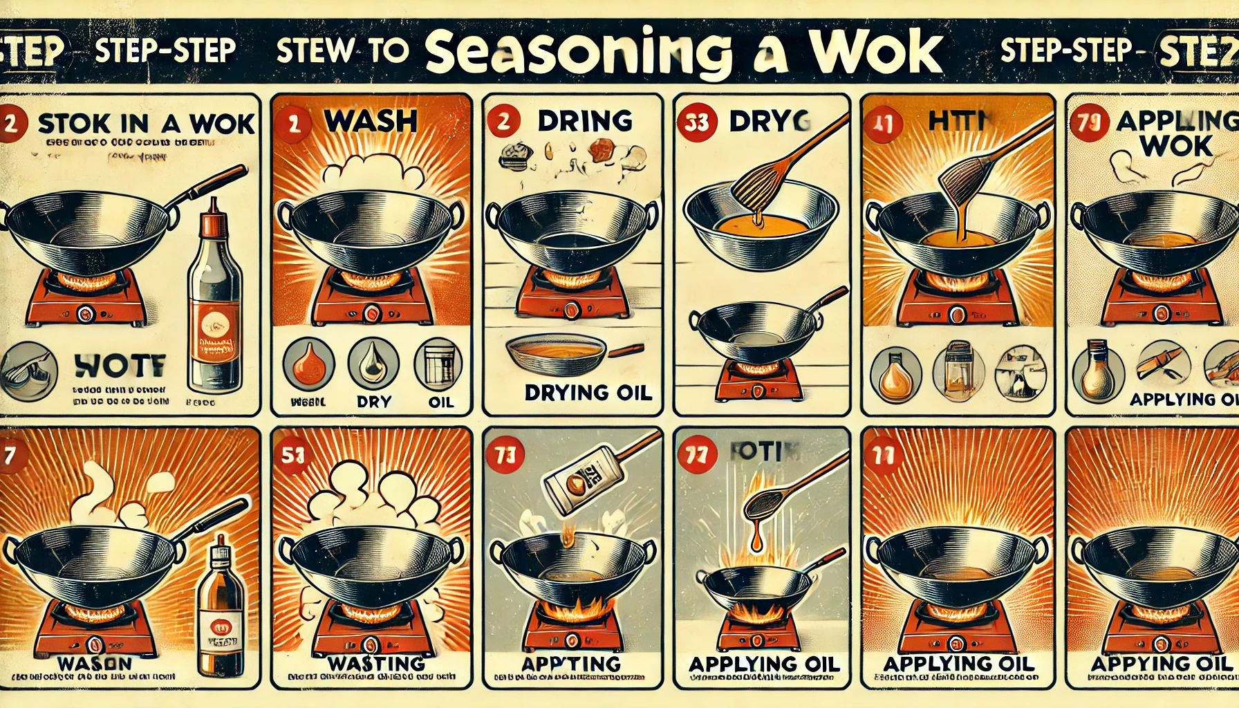 "Mastering the Wok: A Step-by-Step Guide to Seasoning for Perfect Cooking"