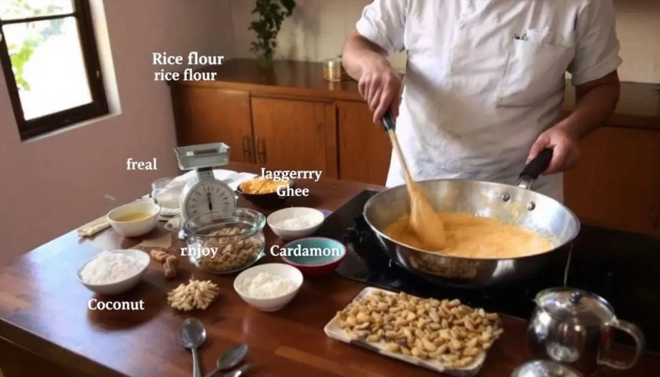 The image showcases a detailed step-by-step recipe for Eevamrutha preparation, highlighting various aspects such as the importance of soil, compost, and manure in nurturing plants. It emphasizes the process of creating a balanced environment for gardens and vegetables, while also addressing the management of moisture and pests to ensure healthy growth.